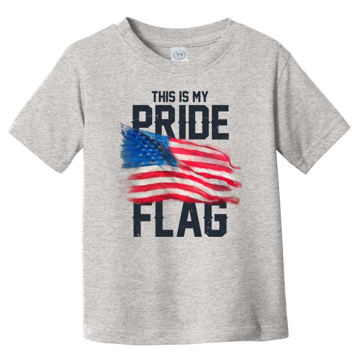 This Is My Pride Flag United States Patriot Flag Toddler T-Shirt