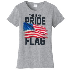 This Is My Pride Flag United States Patriot Flag Women's T-Shirt