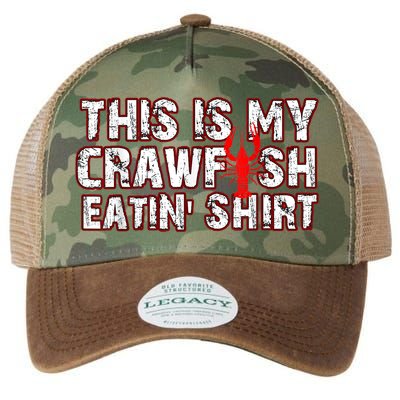 This Is My Crawfish Eating New Orleans Mardi Gras Legacy Tie Dye Trucker Hat