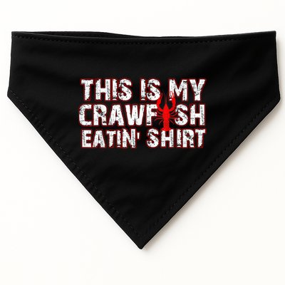 This Is My Crawfish Eating New Orleans Mardi Gras USA-Made Doggie Bandana