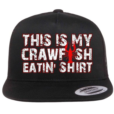 This Is My Crawfish Eating New Orleans Mardi Gras Flatbill Hat