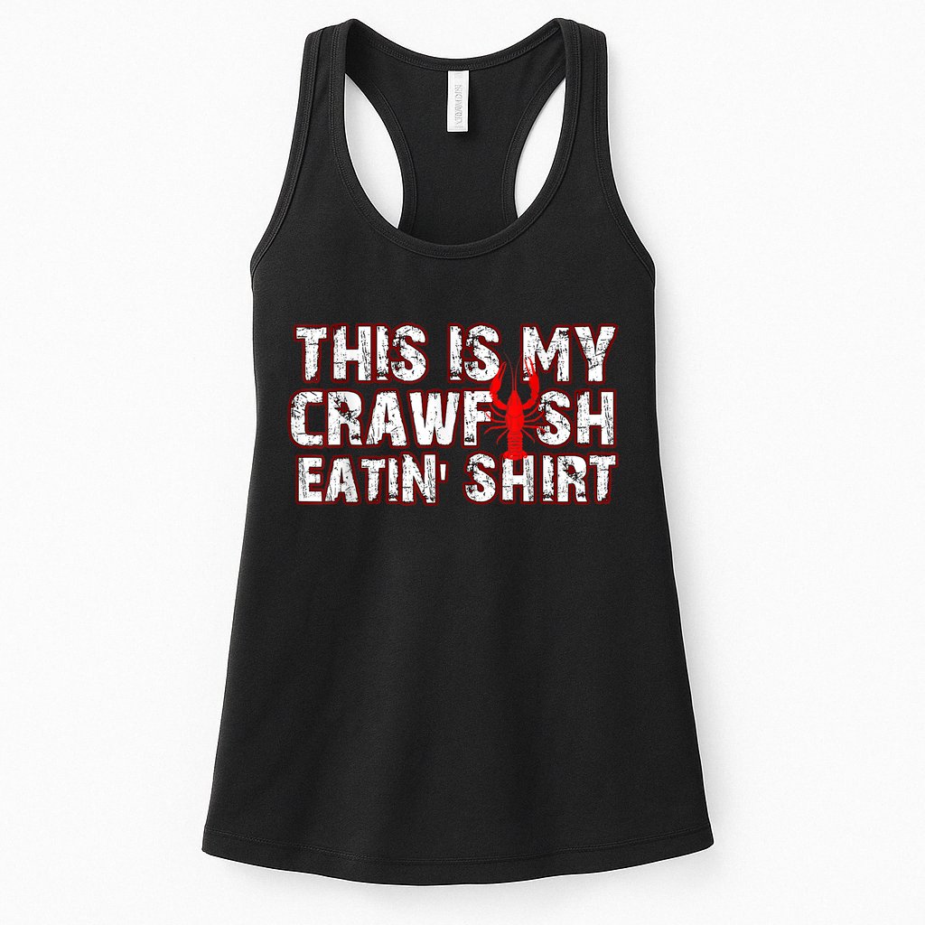 This Is My Crawfish Eating New Orleans Mardi Gras Womens Tank Top