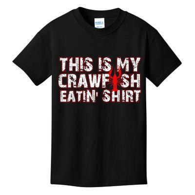 This Is My Crawfish Eating New Orleans Mardi Gras Kids T-Shirt