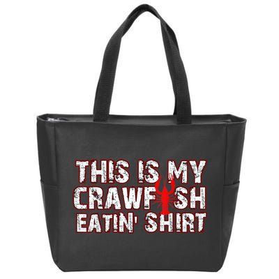 This Is My Crawfish Eating New Orleans Mardi Gras Zip Tote Bag