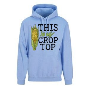 This Is My Crop Top Funny Farmer Farming Corn Lover Unisex Surf Hoodie