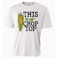 This Is My Crop Top Funny Farmer Farming Corn Lover Cooling Performance Crew T-Shirt