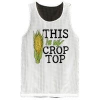 This Is My Crop Top Funny Farmer Farming Corn Lover Mesh Reversible Basketball Jersey Tank