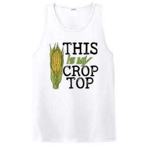 This Is My Crop Top Funny Farmer Farming Corn Lover PosiCharge Competitor Tank