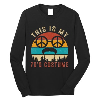 This Is My 70s Costume Funny Vintage Long Sleeve Shirt