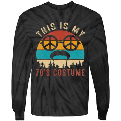 This Is My 70s Costume Funny Vintage Tie-Dye Long Sleeve Shirt