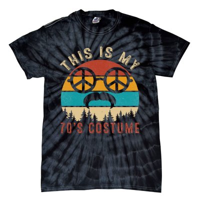 This Is My 70s Costume Funny Vintage Tie-Dye T-Shirt