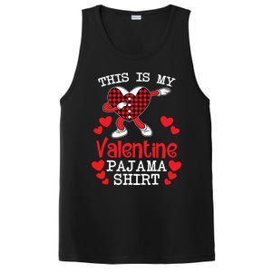 This Is My Valentine Pajama Great Gift Valentines Day Cool Plaid Cool Gift PosiCharge Competitor Tank