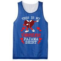 This Is My Valentine Pajama Great Gift Valentines Day Cool Plaid Cool Gift Mesh Reversible Basketball Jersey Tank