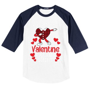 This Is My Valentine Pajama Great Gift Valentines Day Cool Plaid Cool Gift Baseball Sleeve Shirt