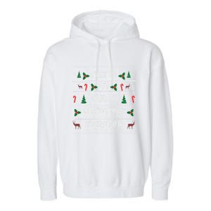 This Is My Ugly Sweater Christmas Gift Garment-Dyed Fleece Hoodie