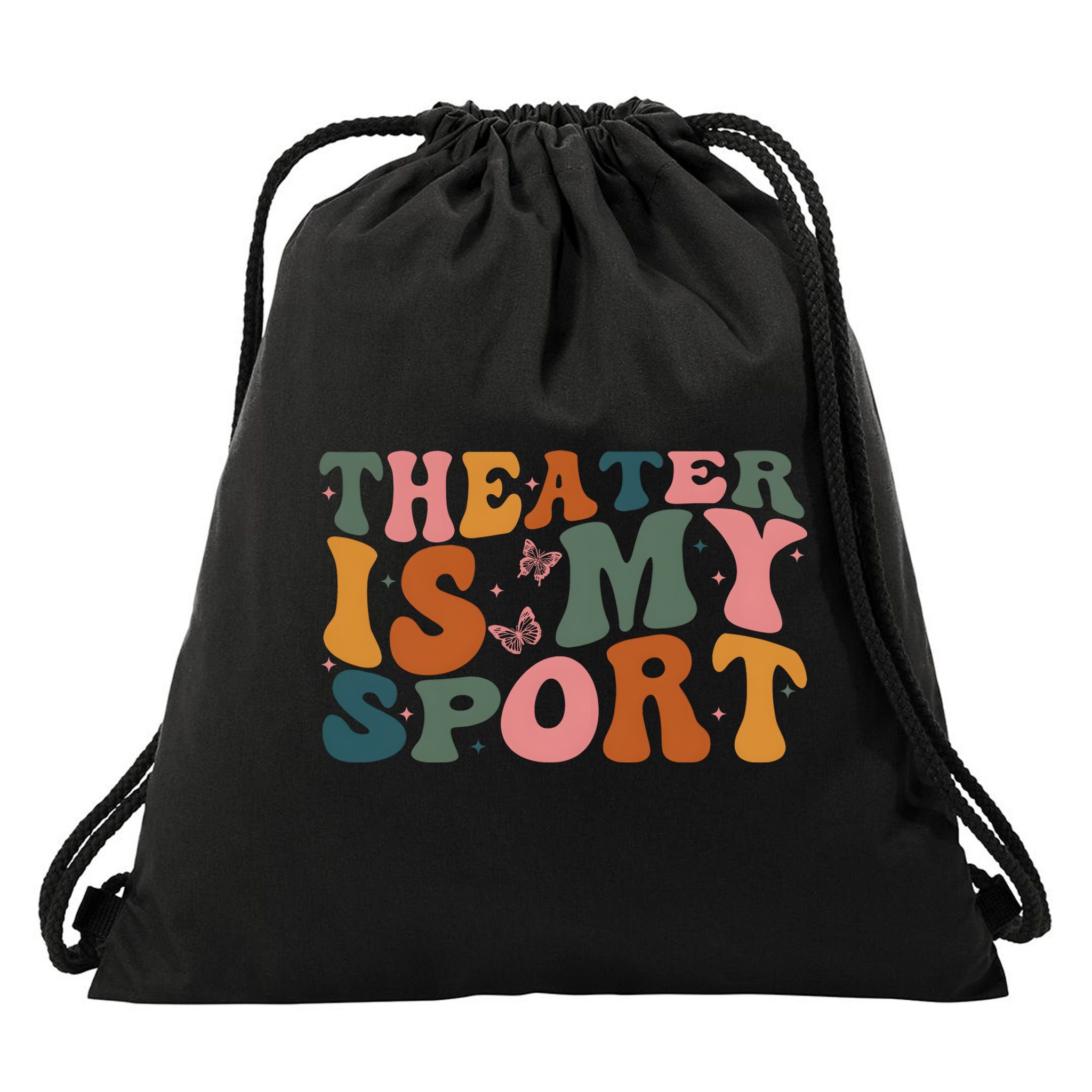 Theater Is My Sport Theater Lover Movie Lover Drawstring Bag