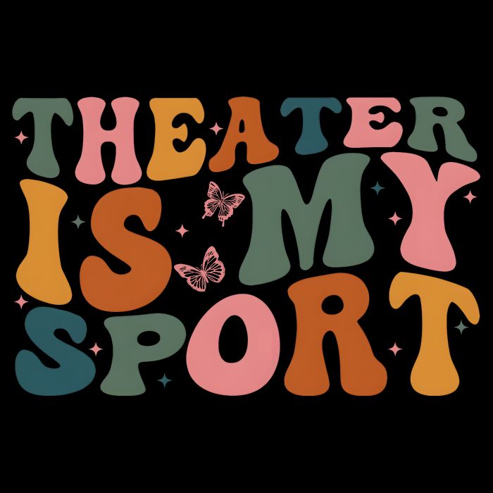 Theater Is My Sport Theater Lover Movie Lover Drawstring Bag