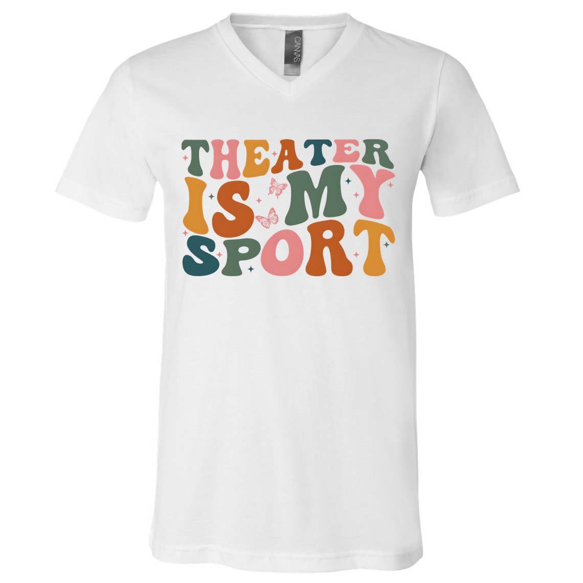 Theater Is My Sport Theater Lover Movie Lover V-Neck T-Shirt