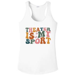 Theater Is My Sport Theater Lover Movie Lover Ladies PosiCharge Competitor Racerback Tank