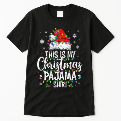 This Is My Christmas Pajama Xmas Pajama Tall T-Shirt