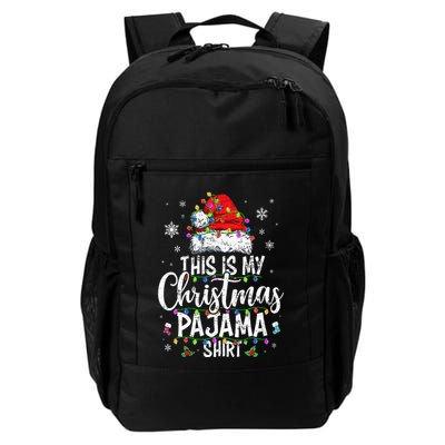This Is My Christmas Pajama Xmas Pajama Backpack
