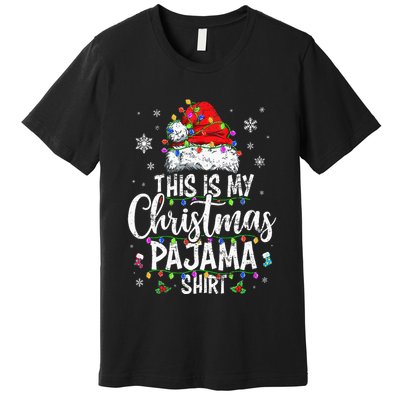This Is My Christmas Pajama Xmas Pajama Premium T-Shirt