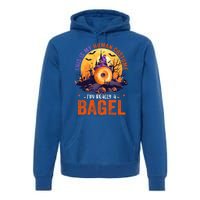 This Is My Hu Costume IM Really A Bagel Halloween Witch Cool Gift Premium Hoodie