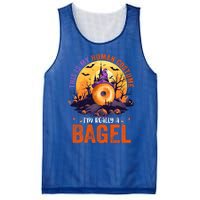 This Is My Hu Costume IM Really A Bagel Halloween Witch Cool Gift Mesh Reversible Basketball Jersey Tank