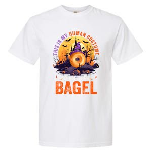 This Is My Hu Costume IM Really A Bagel Halloween Witch Cool Gift Garment-Dyed Heavyweight T-Shirt