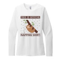 This Is My Napping Shirt Womens CVC Long Sleeve Shirt