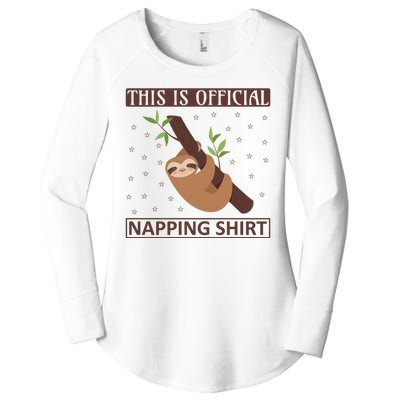 This Is My Napping Shirt Women's Perfect Tri Tunic Long Sleeve Shirt