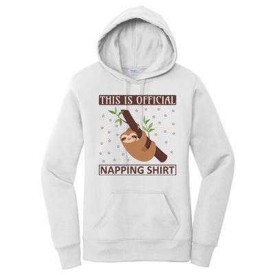 This Is My Napping Shirt Women's Pullover Hoodie