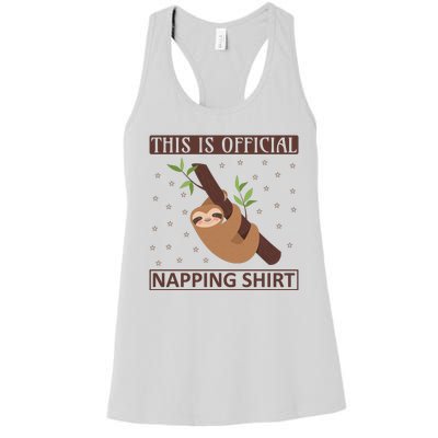 This Is My Napping Shirt Women's Racerback Tank