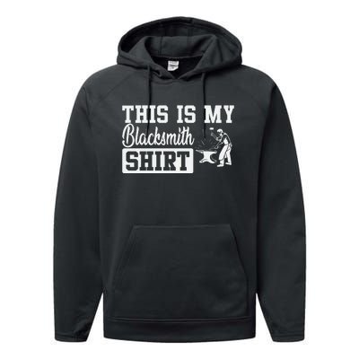 This Is My Blacksmith Performance Fleece Hoodie