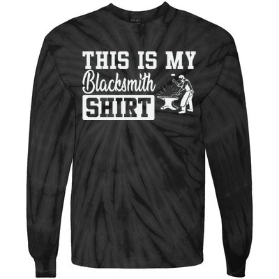 This Is My Blacksmith Tie-Dye Long Sleeve Shirt