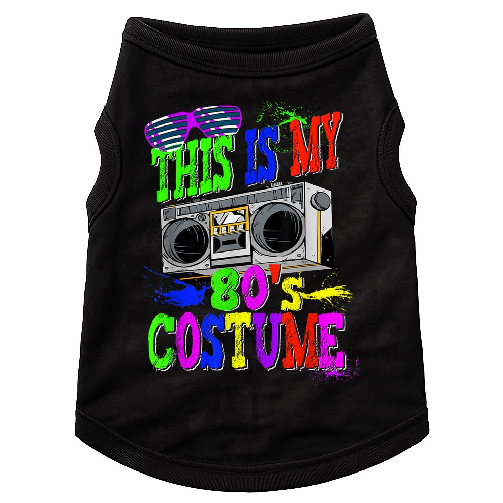 This Is My 80s Costume 80s Party Doggie Tank