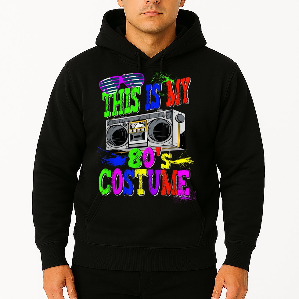 This Is My 80s Costume 80s Party Hoodie