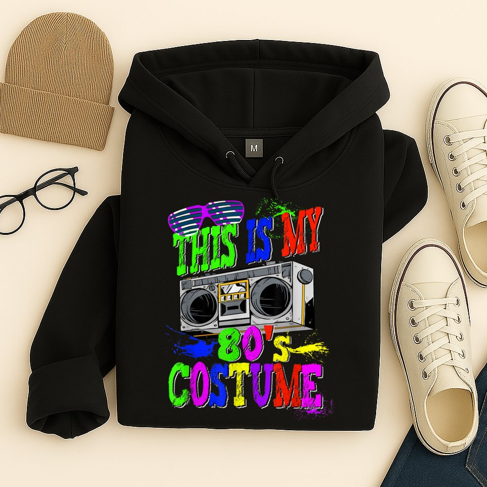 This Is My 80s Costume 80s Party Hoodie