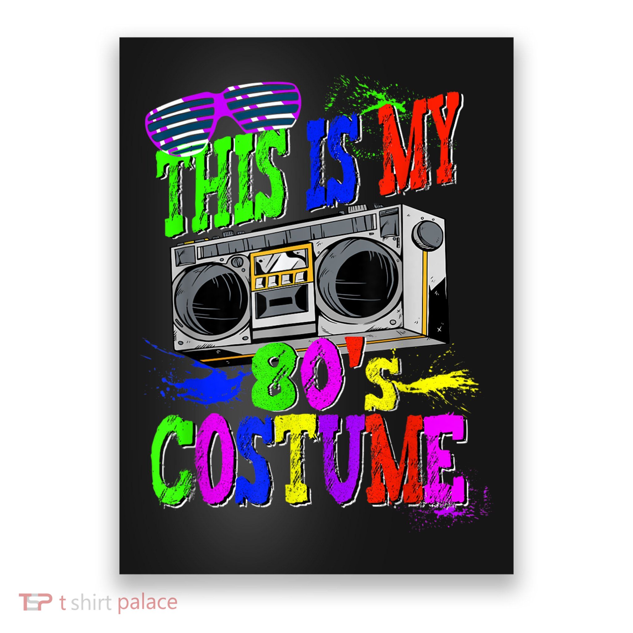 This Is My 80s Costume 80s Party Poster