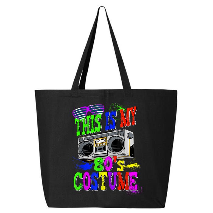 This Is My 80s Costume 80s Party 25L Jumbo Tote