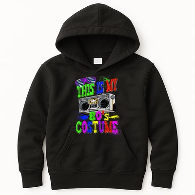 This Is My 80s Costume 80s Party Kids Hoodie