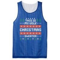 This Is My Ugly Sweater Gift Mesh Reversible Basketball Jersey Tank