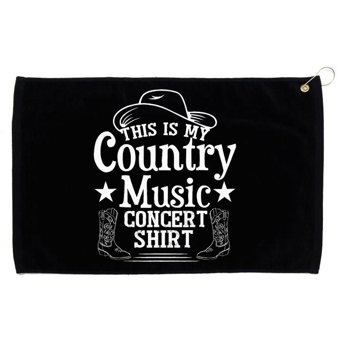 This Is My Country Music Concert Grommeted Golf Towel