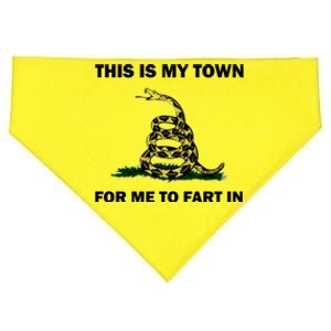 This Is My Town For Me To Fart In Apparel USA-Made Doggie Bandana