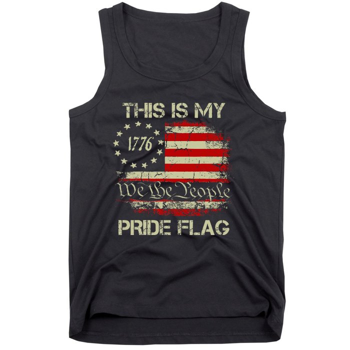 This Is My Pride Flag Usa American Tank Top