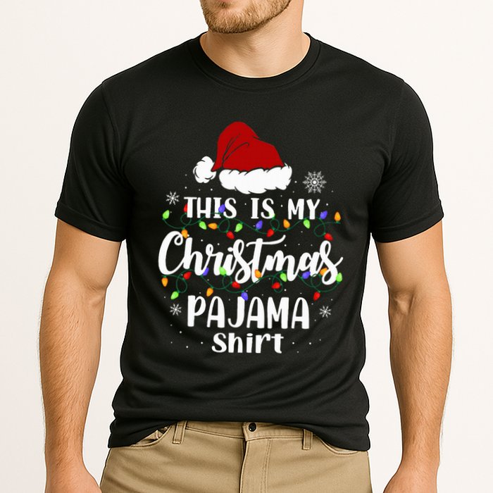 This Is My Christmas Pajama Funny Xmas Pjs Performance Shirt