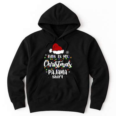This Is My Christmas Pajama Funny Xmas Pjs Hoodie