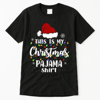This Is My Christmas Pajama Funny Xmas Pjs Tall T-Shirt