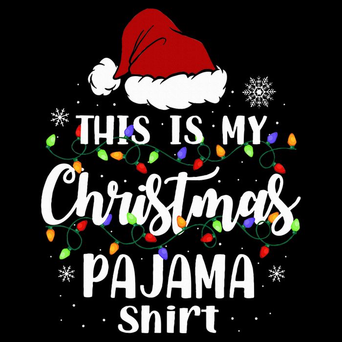 This Is My Christmas Pajama Funny Xmas Pjs Youth Performance Sprint T-Shirt