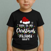 This Is My Christmas Pajama Funny Xmas Pjs Toddler T-Shirt
